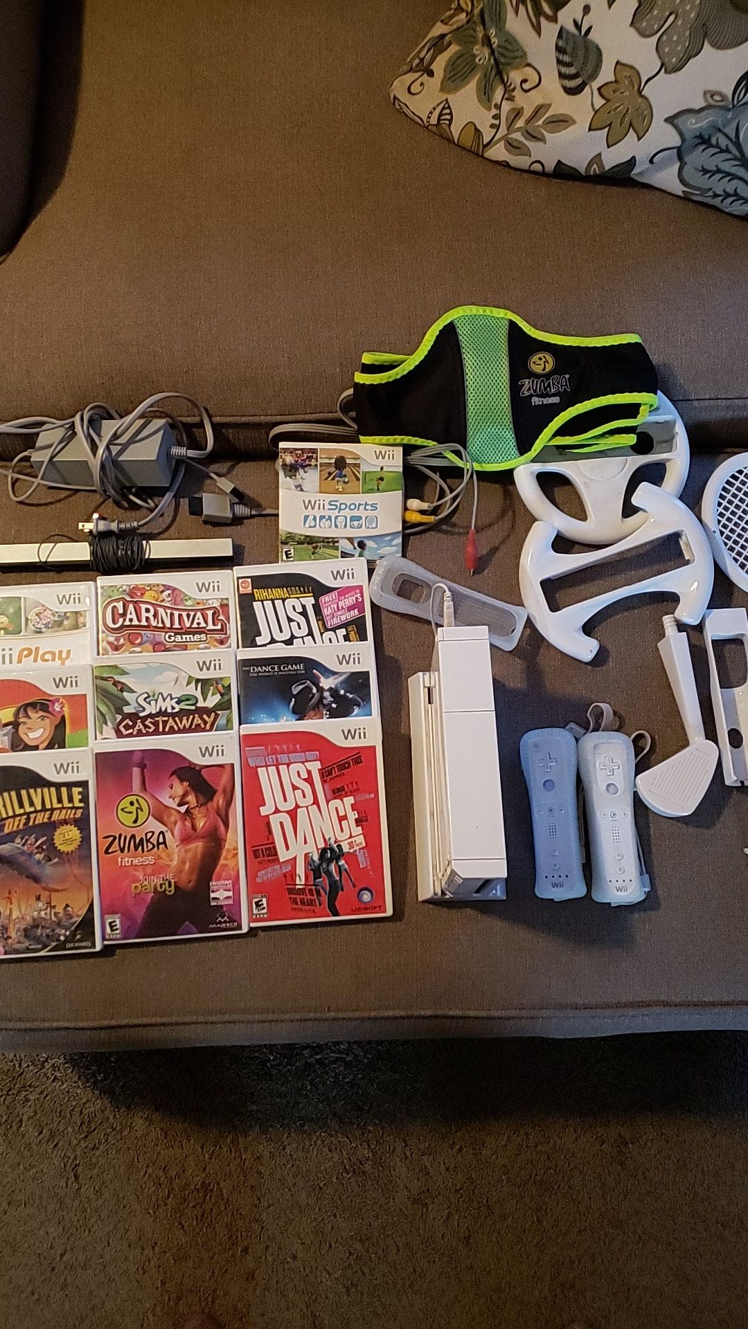 Wii console and accessories