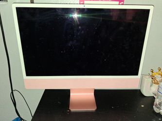 Apple - iMac 24" All-in-One - M3 chip 8-Core - 8GB Memory - 256GB - Pink