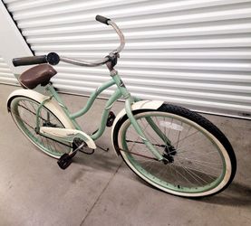 Mint Green Women's Beach Cruiser Bicycle