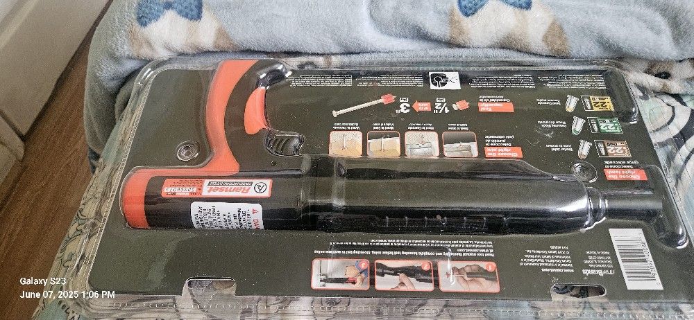Ramset gun for masonry or steel