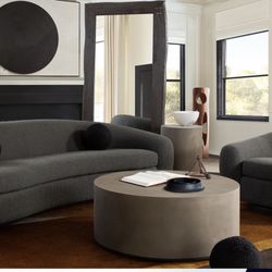 Brand New Luxury Complete Charcoal Grey Modern Chic With A Touch Of Mid Century 