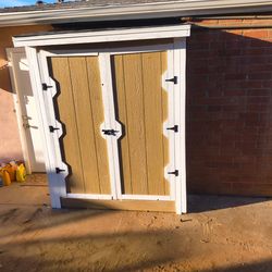 Washer dryer storage shed for sale