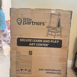 Little Partners chalkboard and magnetic whiteboard