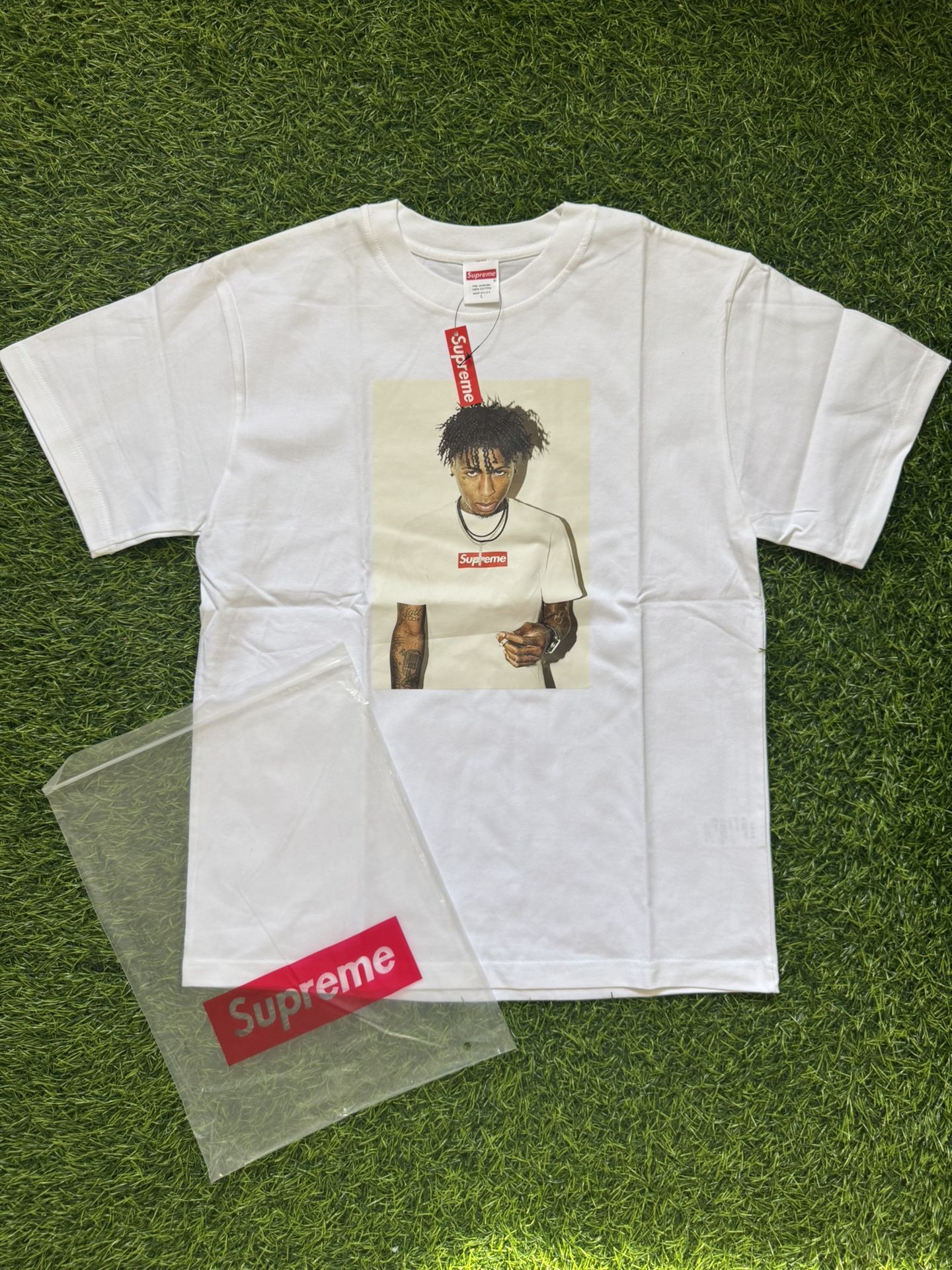 White Supreme NBA YoungBoy Tee