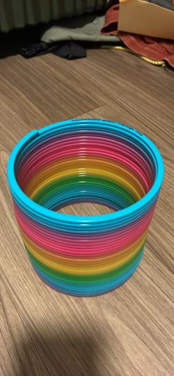 Rainbow Plastic Spring Toy