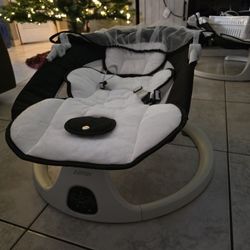 Baby Swing for Infants to Toddler Electric Newborn Swing with 5-Speed