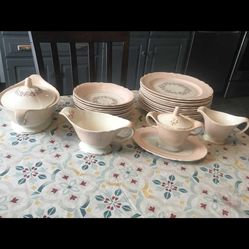 Edwin M Knowels Vintage China Dish Set