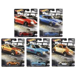 Hot Wheels 2019 Car Culture Cruise Boulevard Series Set-of-5-Cars Premium