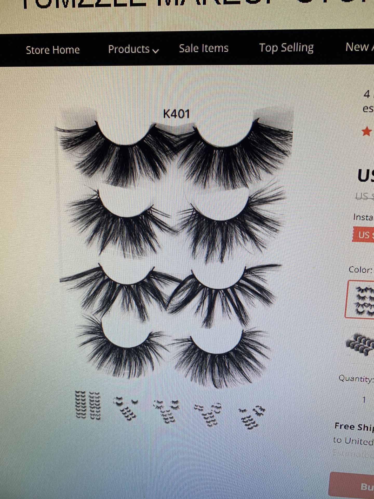 Lashes all kinds