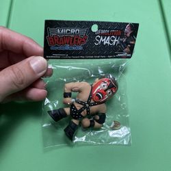 Micro Brawlers Demolition Smash Wrestling Action Figure Pro Crate Brand New