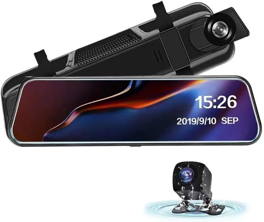 Touch Screen Mirror Dash Cam