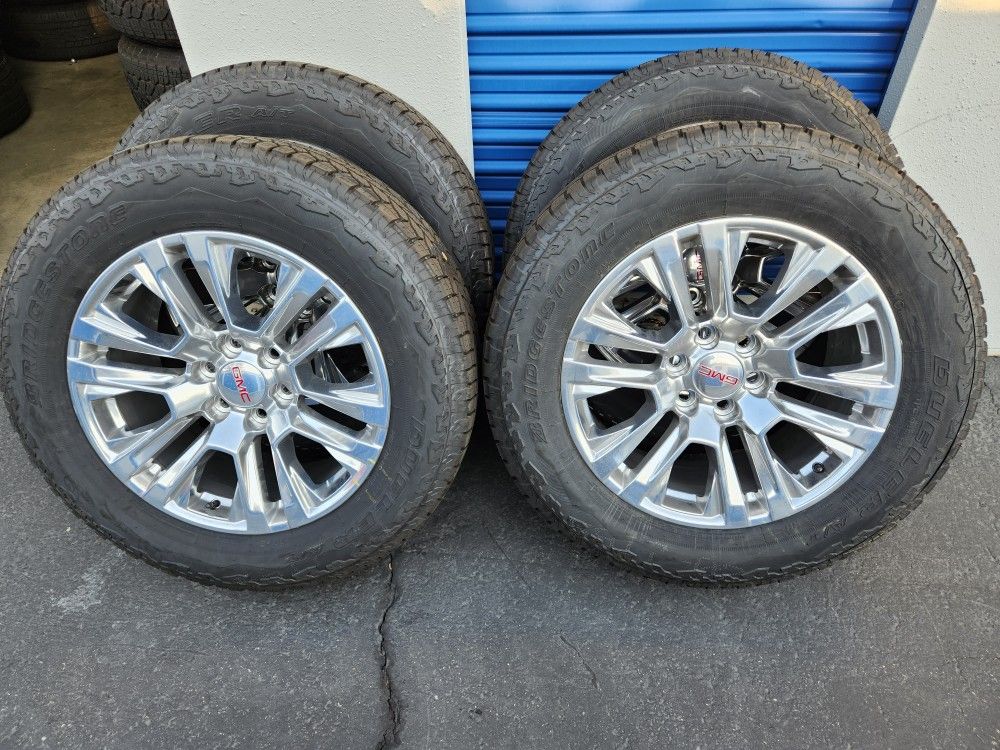 20" CHEVY SILVERADO RIMS & TIRES