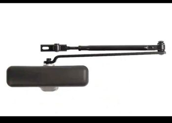 Door Closer Heavy Duty Size 3 with adjustable closing works on doors up to 125lbs,155-degree opening