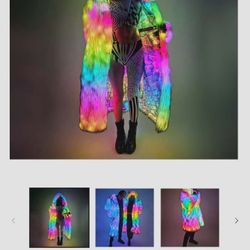 Chromaticat Full Length For Light Up Rave Jacket