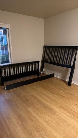QUEEN BED FRAME AND WARDROBE!