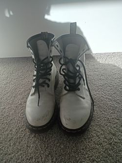 Dr. Martens 1460 White Leather Boots