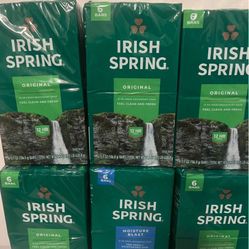 Irish Spring Bar Soap 6 Count 6/$30