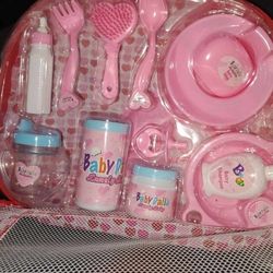 18 Piece Baby Doll Accessories /Accessories Para Muñeka 