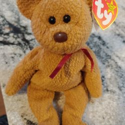 1996 Curly Ty Beanie Bear. $500 Obo