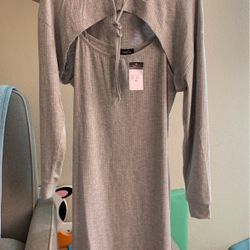 Grey RUE 21 Dress