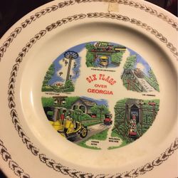 Six Flags Over Georgia Plate