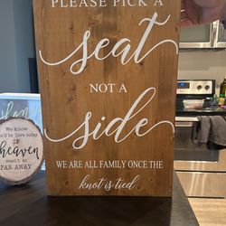 Wedding Sign
