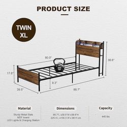 Twin-XL Bed Frame