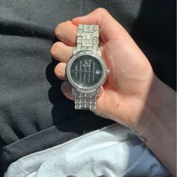 Bulbs Silver Watch