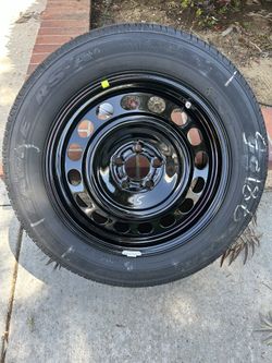 18 Black Steel Wheel