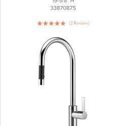 Dornbracht Tara Ultra Single lever, pull down spray Kitchen Faucet