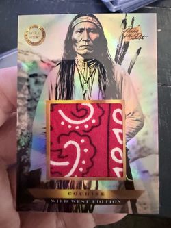 2025 Pieces of the Past Wild West – Cochise #716 Authentic Patterned Cloth Relic