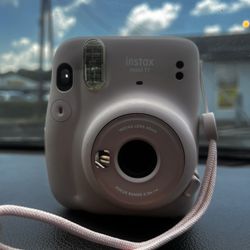Baby Pink Polaroid Camera Instax Mini 11( Loaded And Ready!)