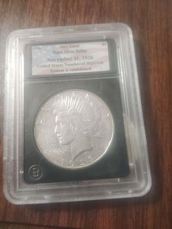 1923 silver liberty dollar