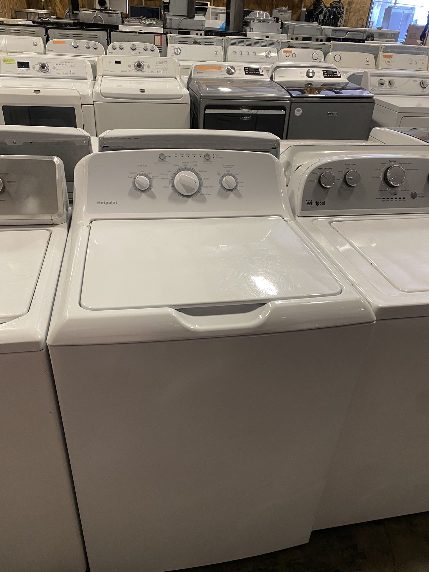 WASHING MACHINE GE HOTPOINT WASHERS* WARRANTY ATTACHMENT DELIVERY ETC.