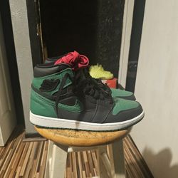 Jordan 1 Pine Green 2.0 Great Cond 100% AUTHENTIC Sz 9 $140
