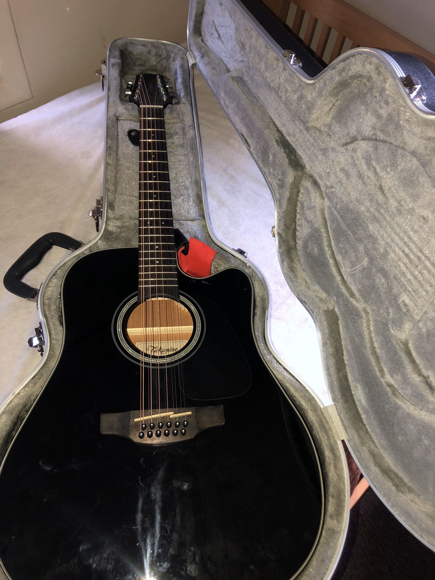 Takamine G series with hard case.