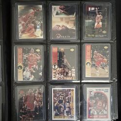 9 Card Michael Jordan Lot 