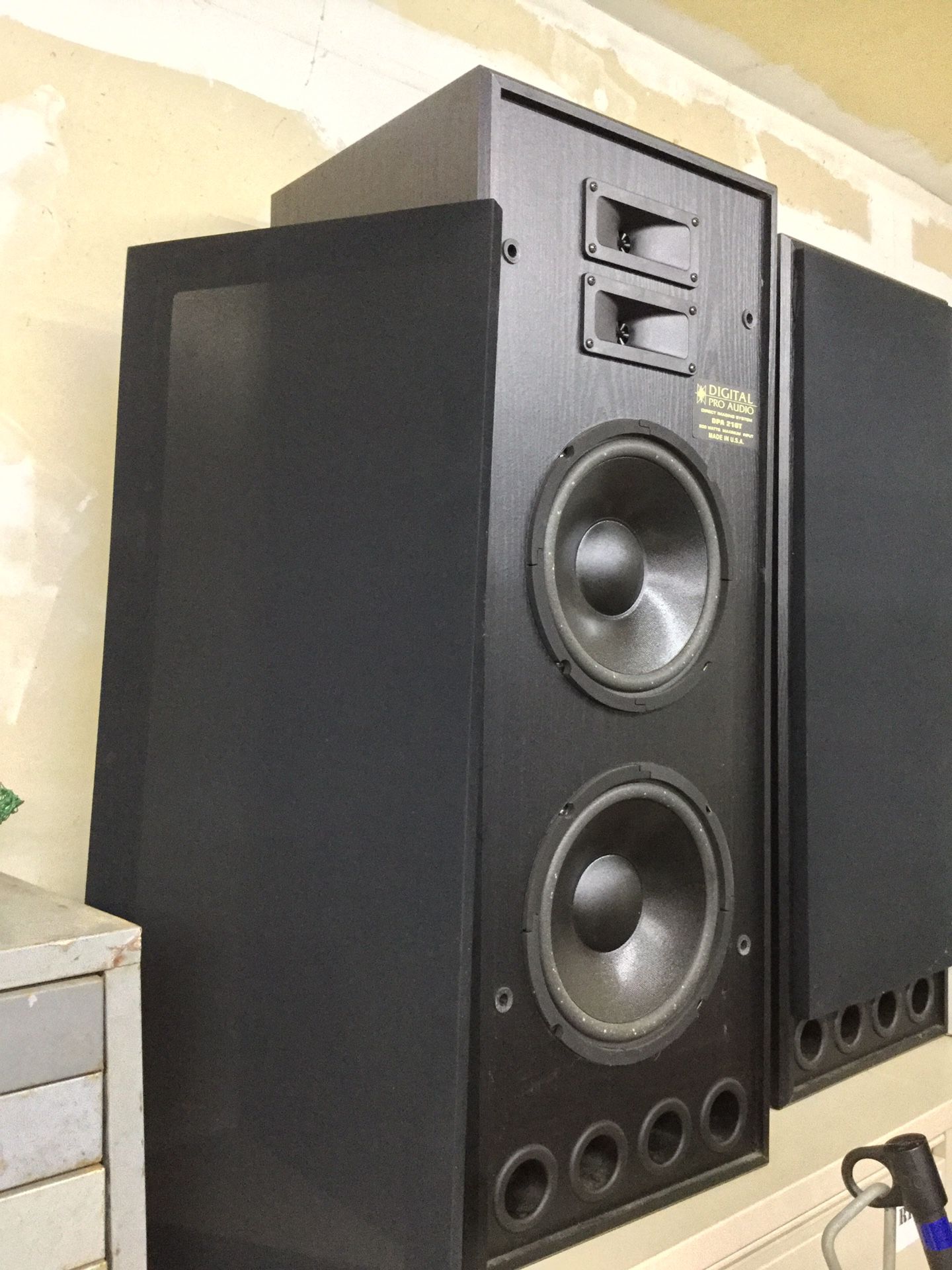 Digital Pro Audio. 200Watt RMS Huge Tower Speakers. Need a new home, hardly used.