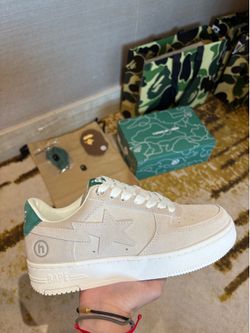 A Bathing Ape Bape Sta Hidden NY Tan Suede