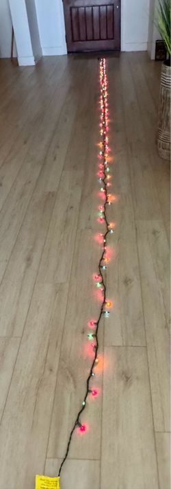 Holiday/Christmas lights Multicolor String Lights 100 lites per string, 22 foot string. , 16 strings available