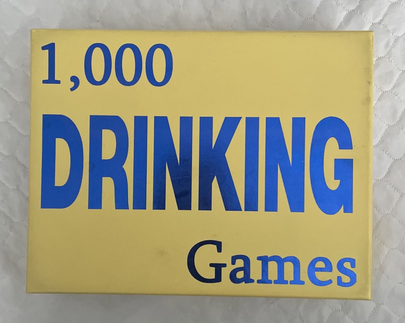 1000 Drinking Game- Box Game -2004- Kheper Games - Open Box Never Played