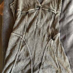 Grey Micas 1 Piece Short Set