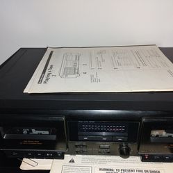 SonyTC-WE350 dual cassette deck player