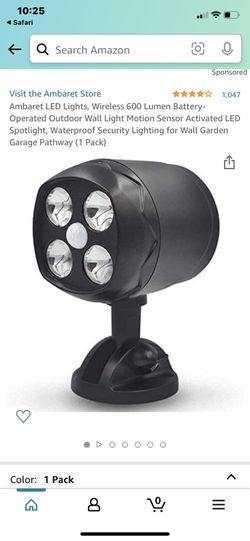 Led Motion Sensor Spotlight