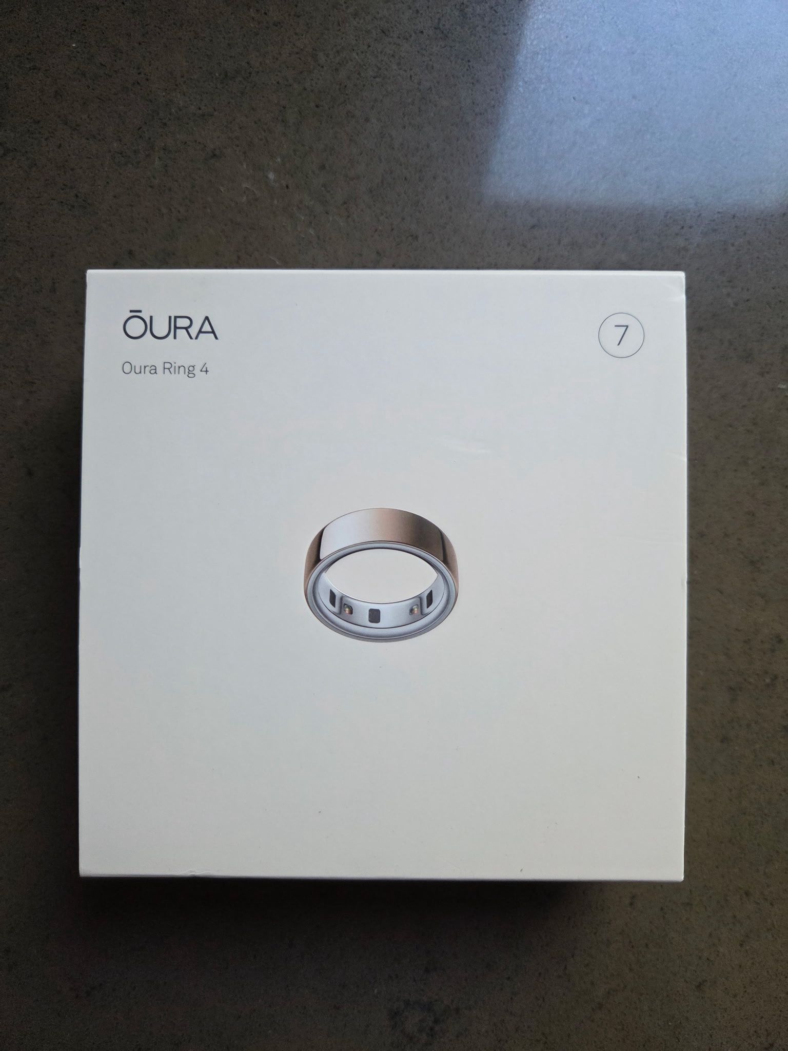 Oura Ring Gen 4 Size 7 Rose Gold