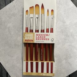 New 6 Brush Set By Hand Made Modern (Medium/Large brushes)