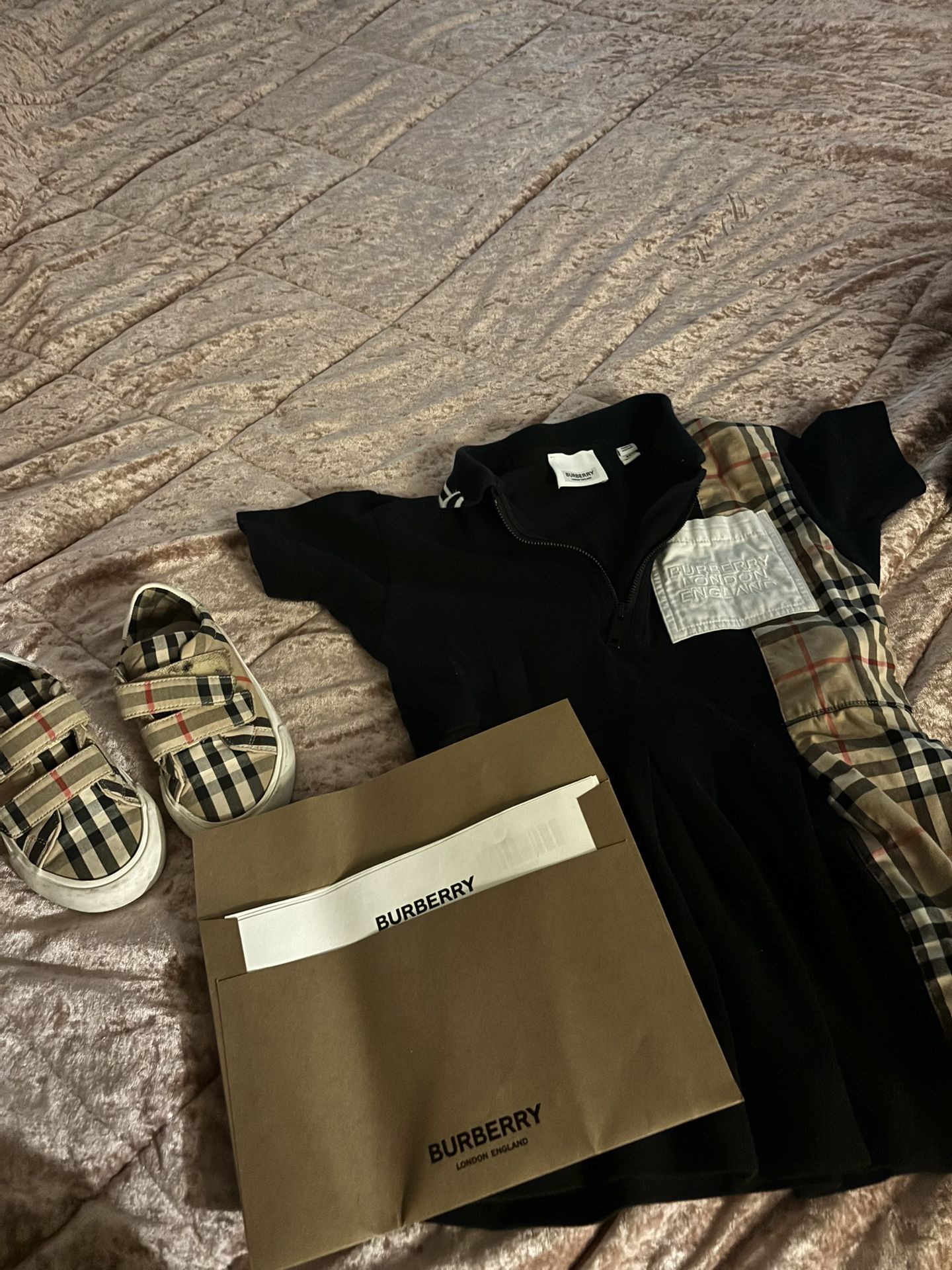 Burberry Dress And Shoes