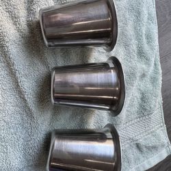 Set of 3 Stainless Steel Cups