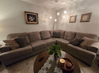 Ashley gray sectional couch
