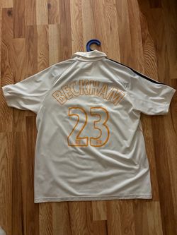 Adidas LA Galaxy David Beckham #23 Soccer Jersey – White MLS Vintage